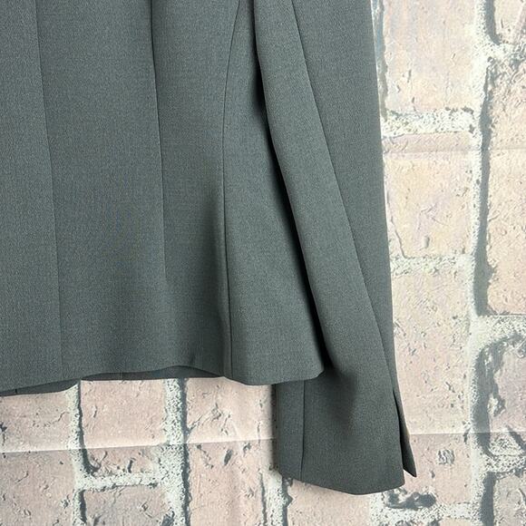 LOFT by Ann Taylor Blazer Women's Size 4 Gray Long Sleeve 3 Button Collared - Picture 7 of 8